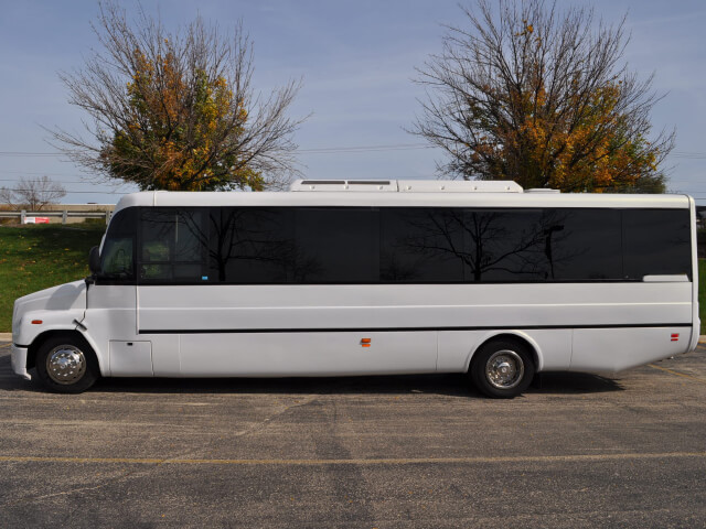 Large party bus exterior