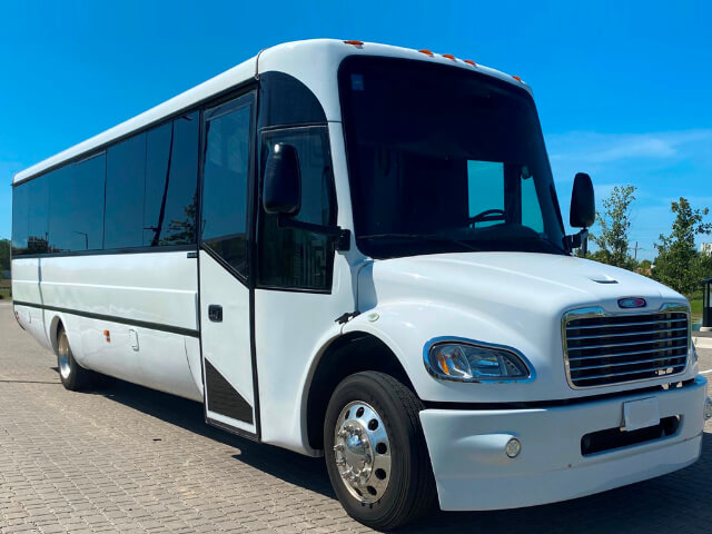 Luxurious party bus exterior